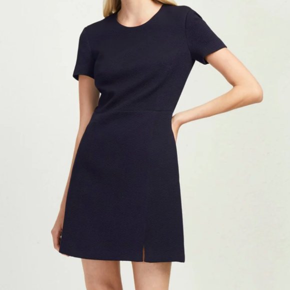 French Connection Hua Texture Fitted Dress - Picture 1 of 3